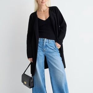 NWOT J.Crew Juliette Collarless Sweater-Blazer Medium